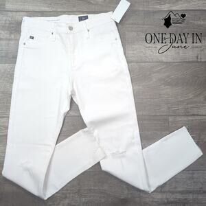 AG Adriano Goldschmied The Farrah Skinny Ankle Jeans Size 27 (4)